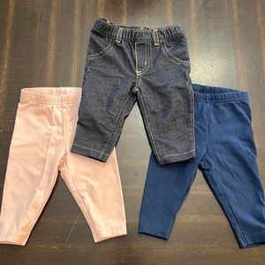 Baby Leggings - Set of 3